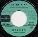 Edith Piaf ‎7" Milord - France (EX/EX+)