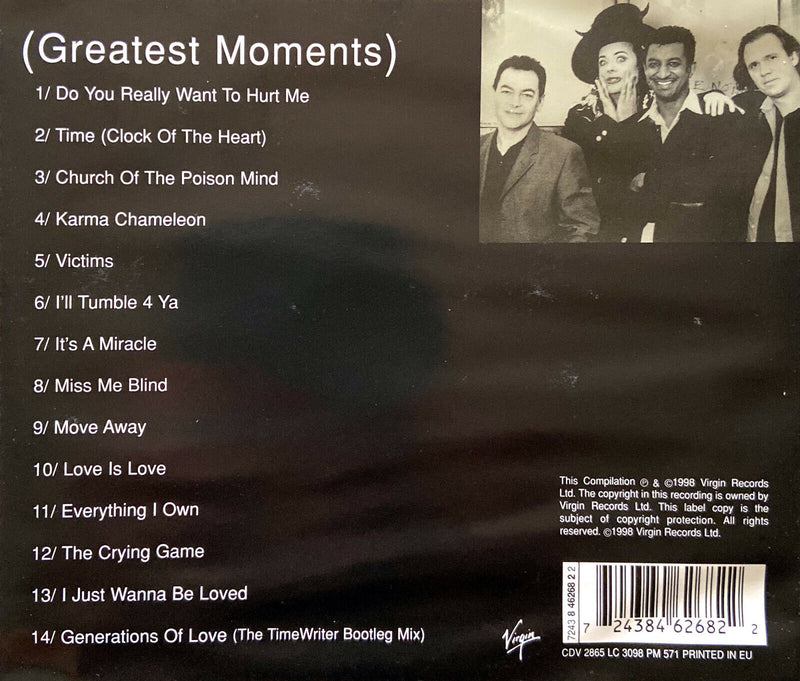 Culture Club ‎CD Greatest Moments - Europe (VG+/VG+)