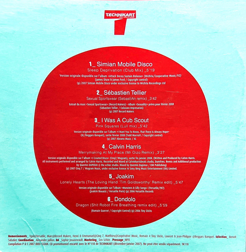 Compilation CD 2007-2008 Remixés - Promo