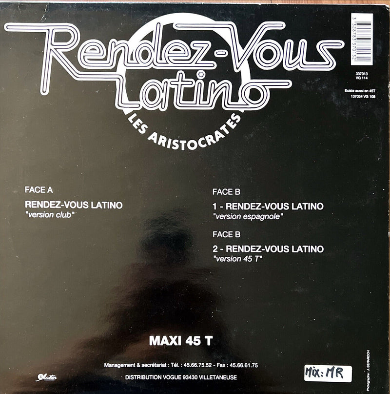 Les Aristocrates 12" Rendez-Vous Latino