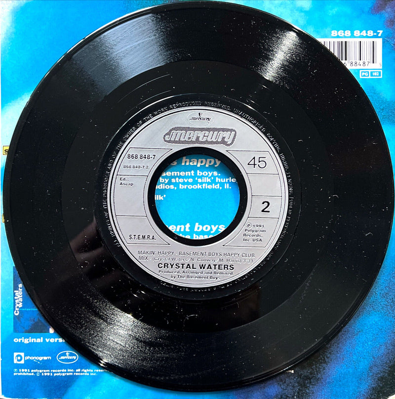 Crystal Waters 7" Makin' Happy - France