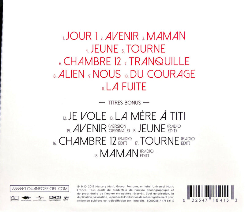 Louane CD Chambre 12
