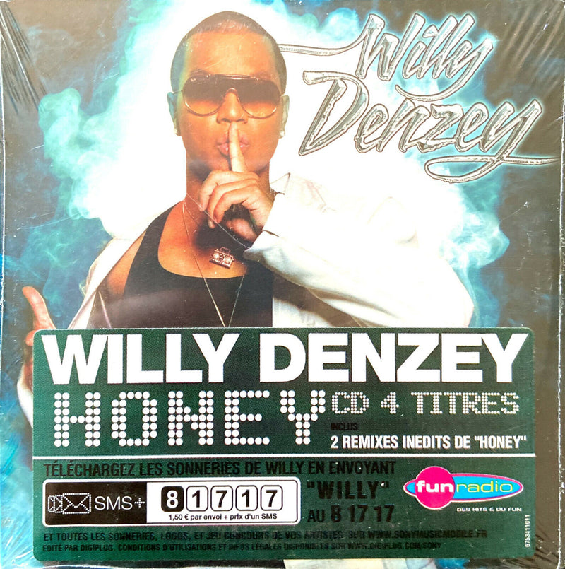 Willy Denzey ‎CD Single Honey - France (M/M - Scellé)