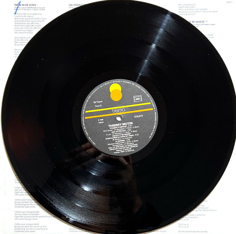Thierry Mutin LP Sketch Of Love - France