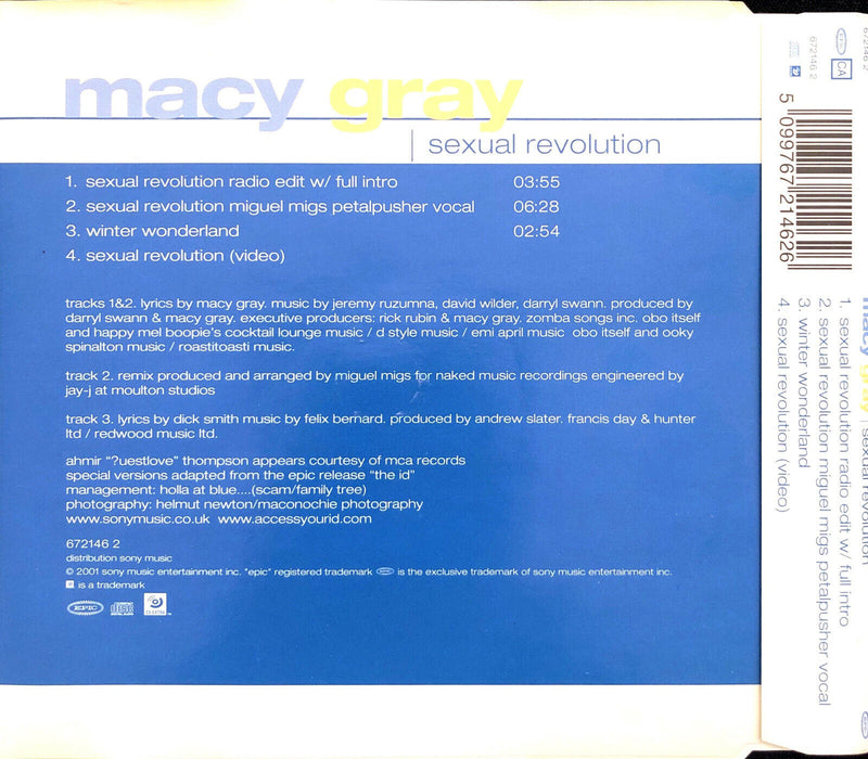 Macy Gray Maxi CD Sexual Revolution - UK (EX/VG+)