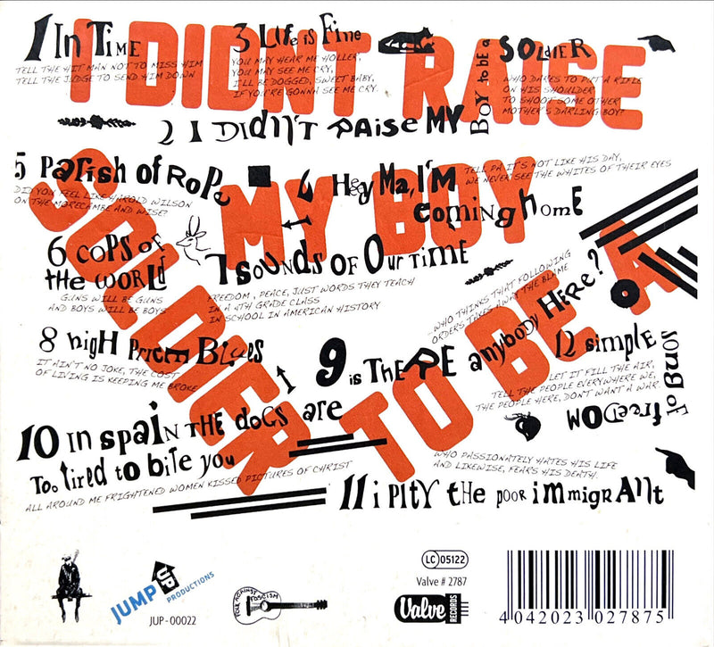Michael Weston King CD I Didn't Raise My Boy To Be A Soldier
