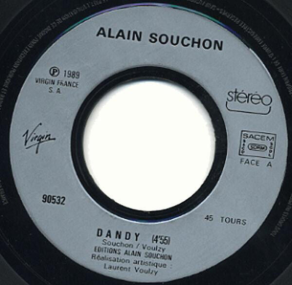 Alain Souchon 7" Dandy - France (EX/EX)