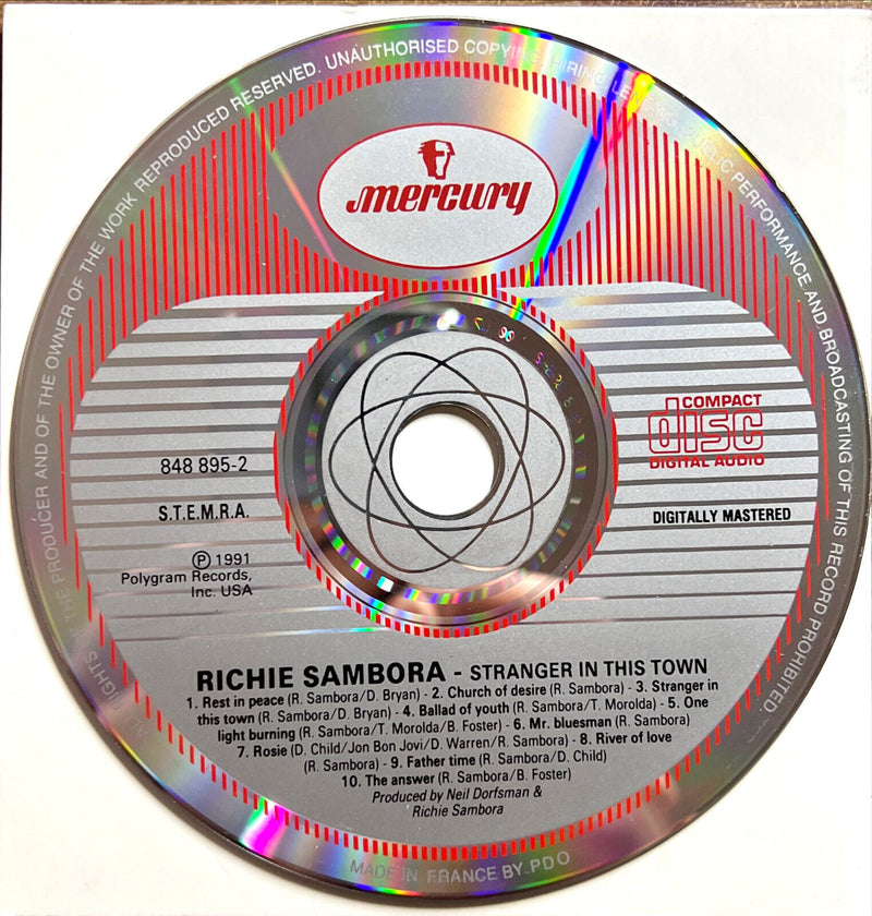 Richie Sambora CD Stranger In This Town