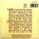 Bros ‎Maxi CD 3" I Quit - Europe (VG+/EX)