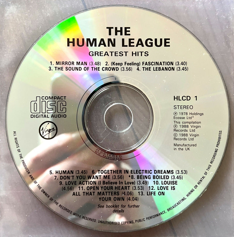 The Human League CD Greatest Hits