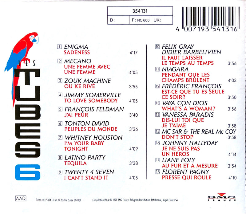 Various CD Les Tubes 6