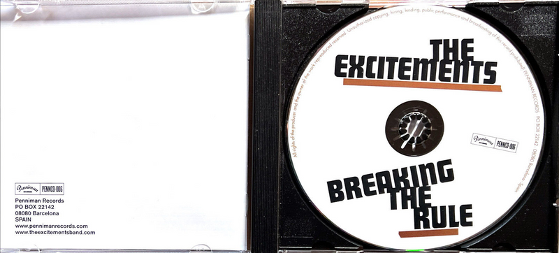 The Excitements CD Breaking The Rule