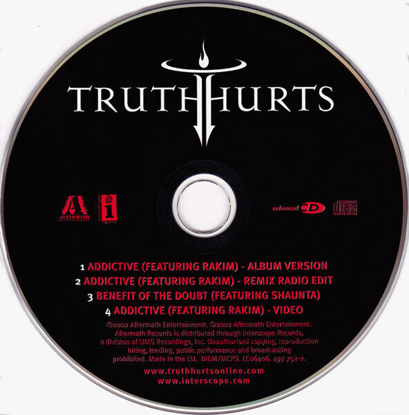 Truth Hurts Featuring Rakim Maxi CD Addictive