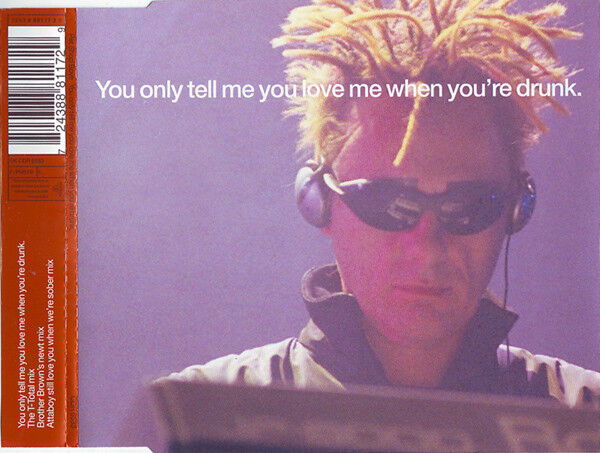 Pet Shop Boys ‎Maxi CD You Only Tell Me You Love Me When You're Drunk - CD2 - Eu