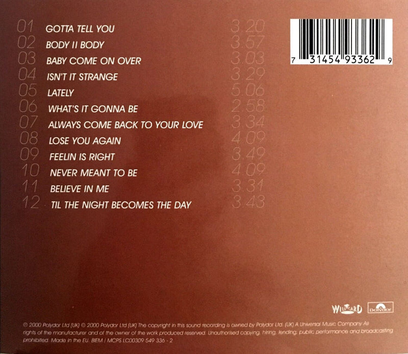 Samantha Mumba ‎CD Gotta Tell You - England (EX/EX+)