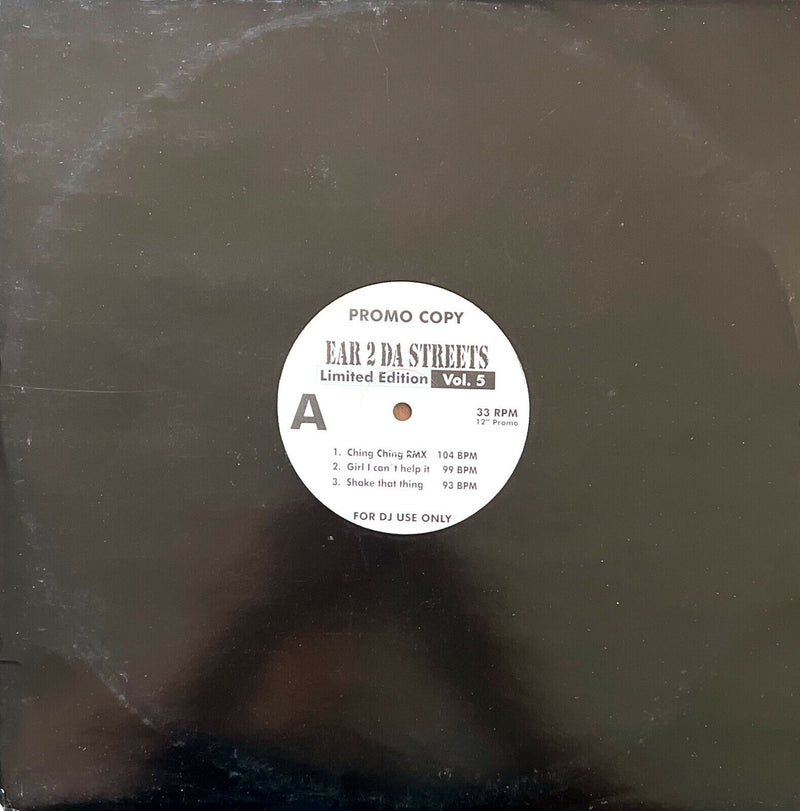 Various 12" Ear 2 Da Streets Vol. 5 - Limited Edition - Promo