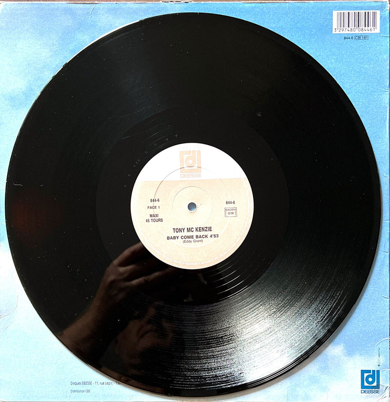 Tony McKenzie 12" Baby Come Back (Version 1988)