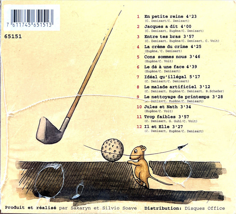Sakaryn CD Dernières Comptines Avant L'Ère Du Verso