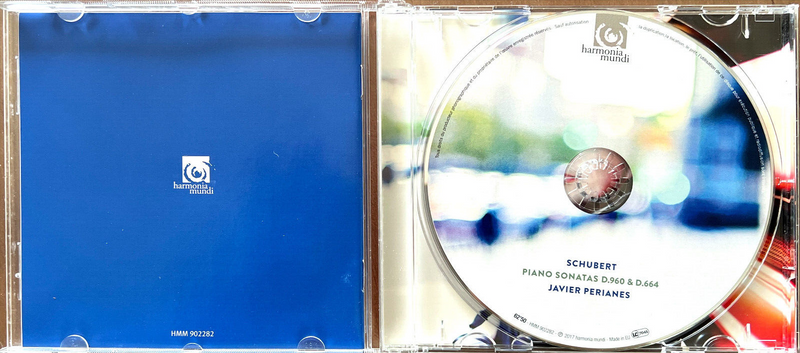 Schubert, Javier Perianes CD Piano Sonatas D. 960 & D. 664