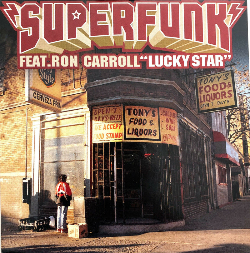 Superfunk Feat. Ron Carroll ‎CD Single Lucky Star - SNA Pressing - Europe (M/M)