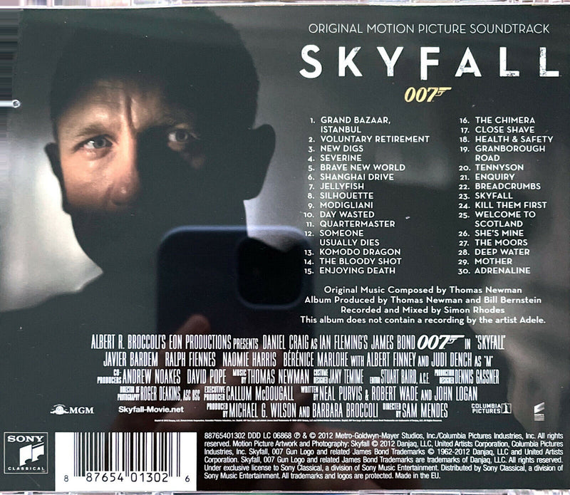 Thomas Newman CD Skyfall (Original Motion Picture Soundtrack) - Europe