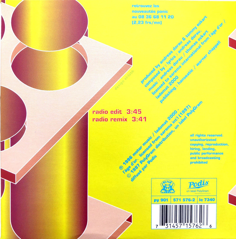 Grungerman Feat. Andreas Dorau + Forever Sweet ‎CD Single Girls In Love - France