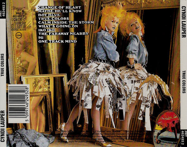 Cyndi Lauper ‎CD True Colors - Europe (EX+/EX+)