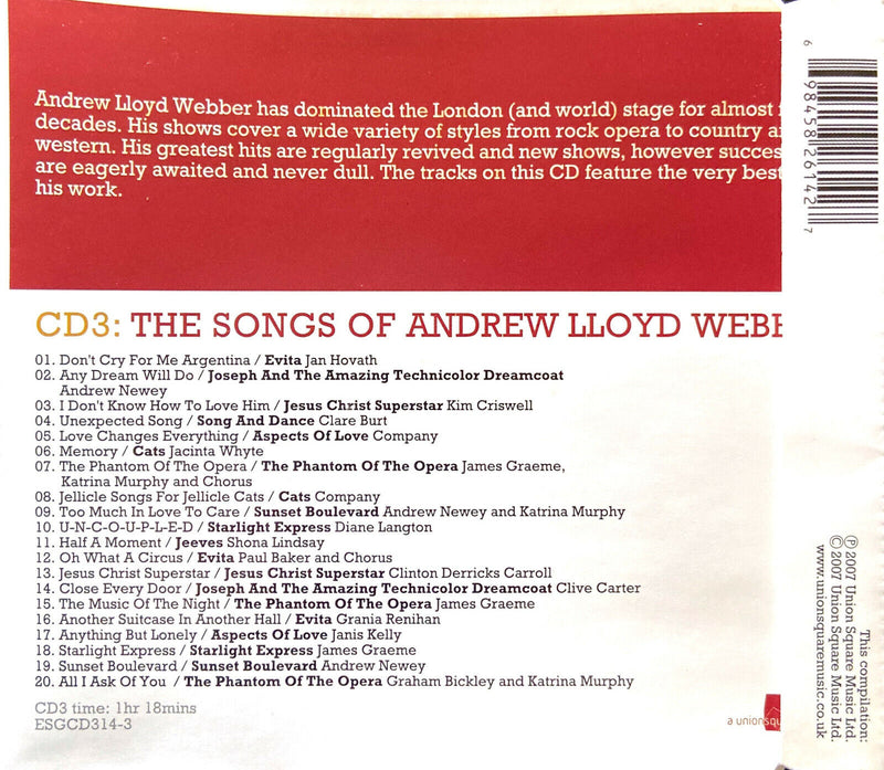 The Essential Guide To Musicals CD The Songs Of Andrew Lloyd Webber - CD3
