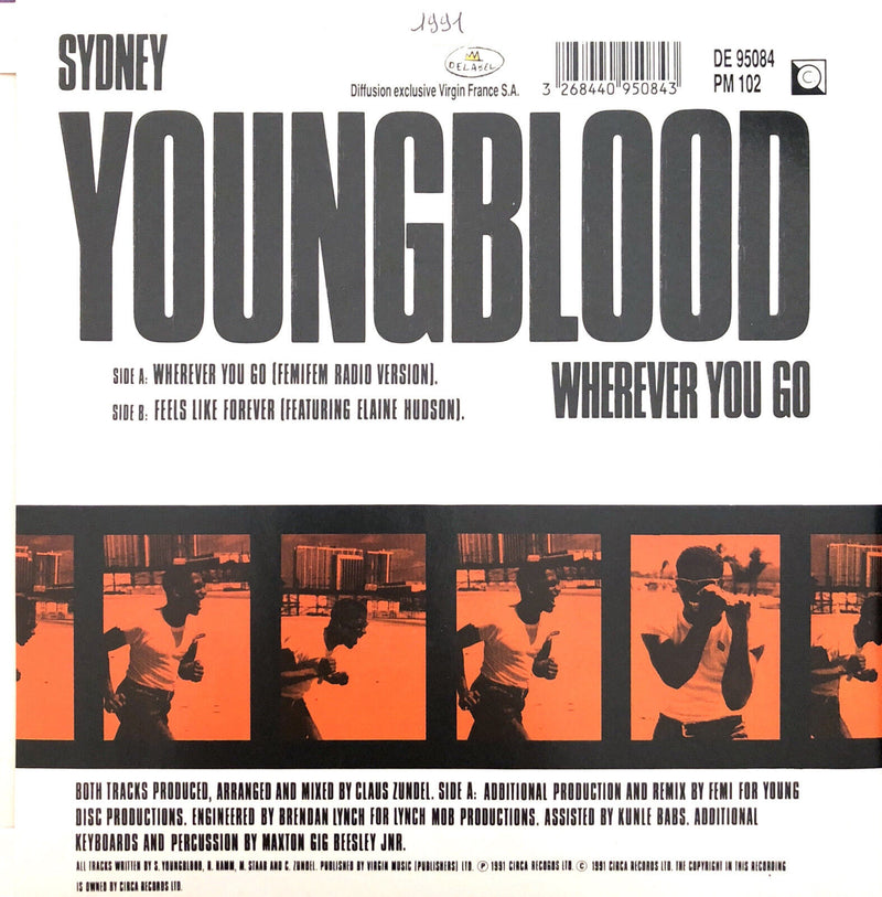 Sydney Youngblood 7" Wherever You Go - France (VG+/EX)