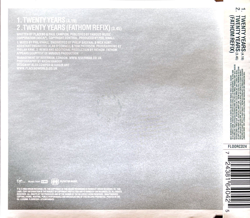 Placebo Maxi CD Twenty Years
