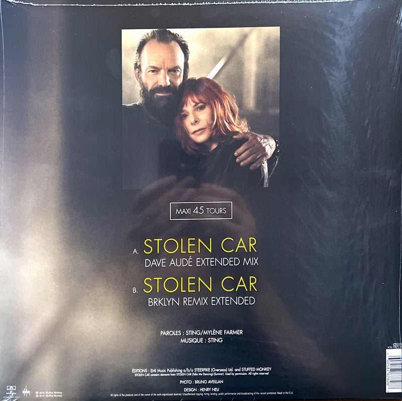 Mylène Farmer, Sting 12" Stolen Car (Remixes)
