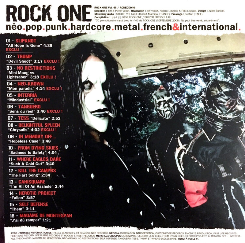 Compilation CD Rock One Vol. 46 - Promo - France (EX/EX)