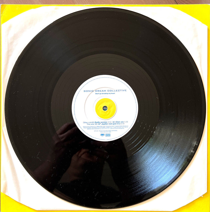 Sonic Dream Collective 12" Don't Go Breaking My Heart - Promo