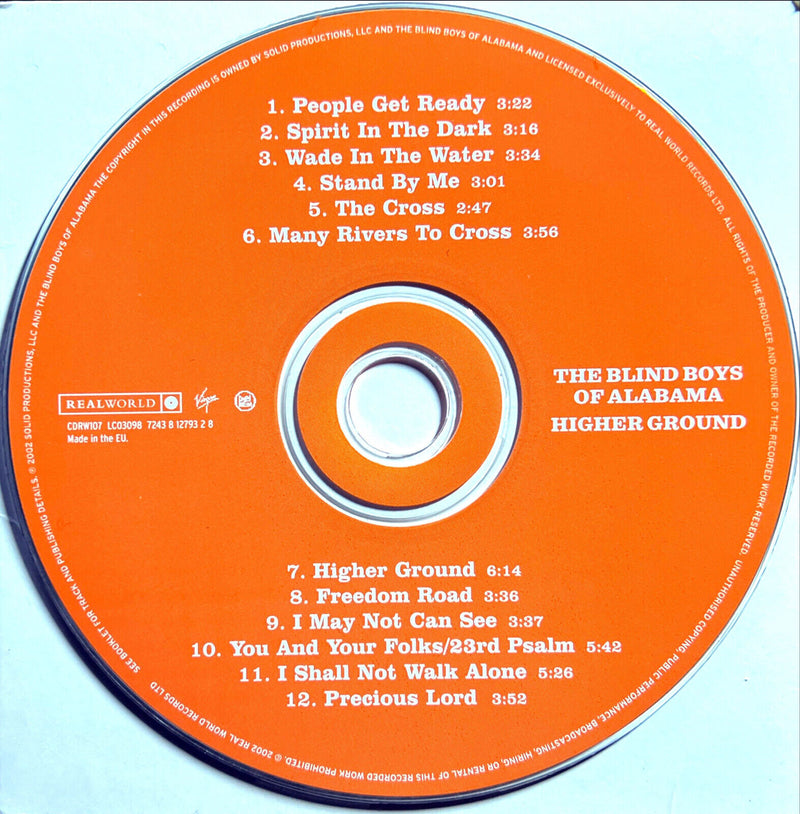 The Blind Boys Of Alabama CD Higher Ground
