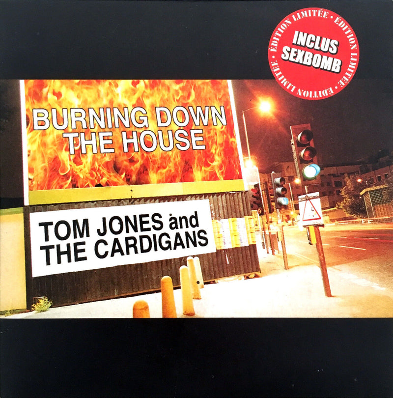 Tom Jones And The Cardigans ‎Maxi CD Burning Down The House - Limited Edition