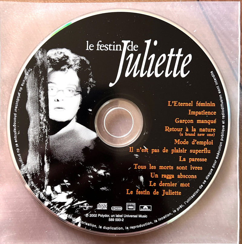 Juliette CD Le Festin De Juliette