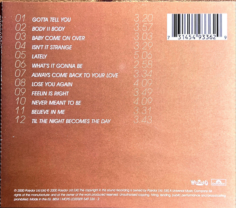 Samantha Mumba CD Gotta Tell You
