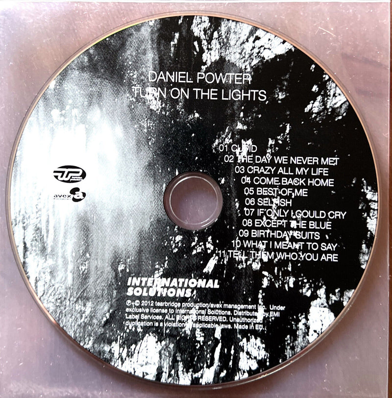 Daniel Powter CD Turn On The Lights