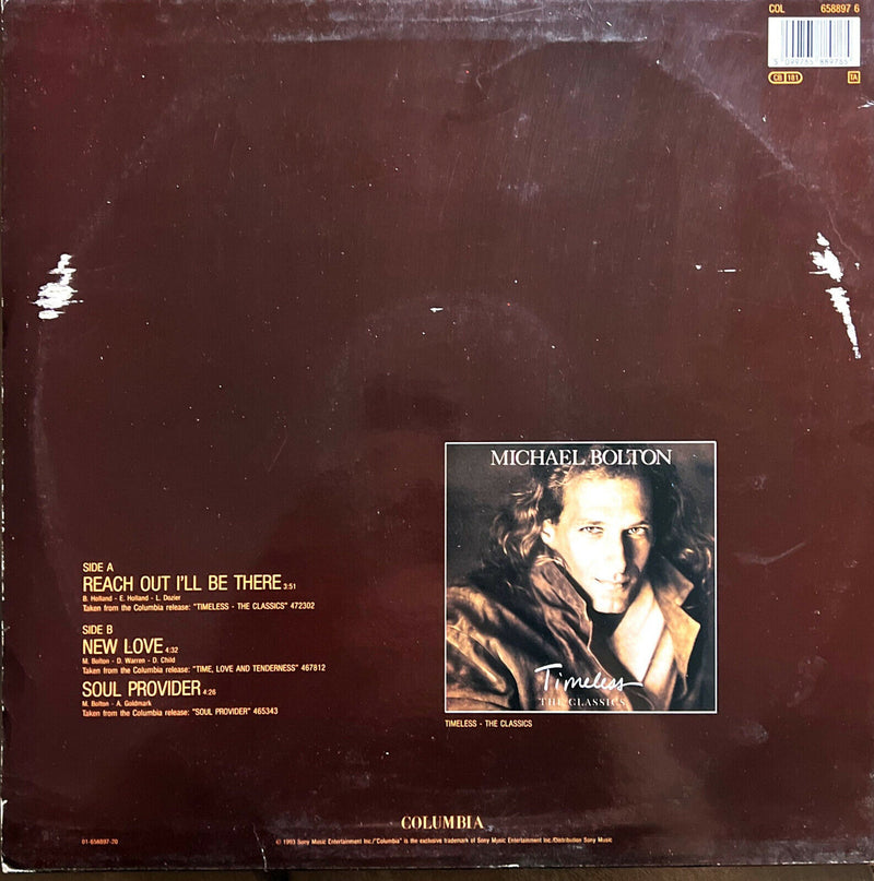 Michael Bolton 12" Reach Out I'll Be There - Europe