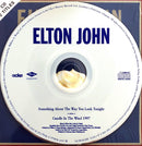 Elton John CD Single Something About The Way You Look Tonight - White CD - Eu