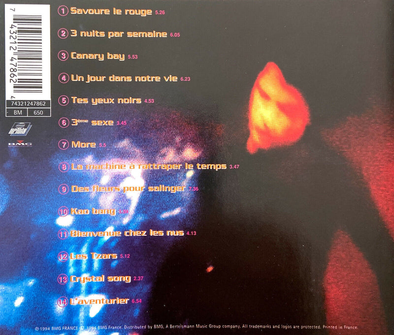 Indochine ‎CD Radio Indochine - silver CD artwork - France (VG+/EX+)