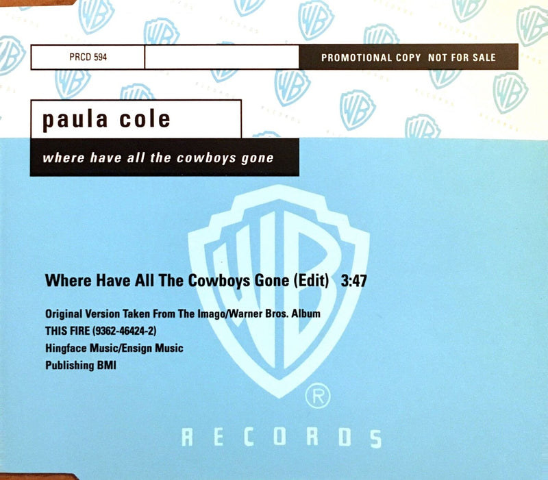 Paula Cole ‎Maxi CD Where Have All The Cowboys Gone? - Promo - Germany (M/EX+)