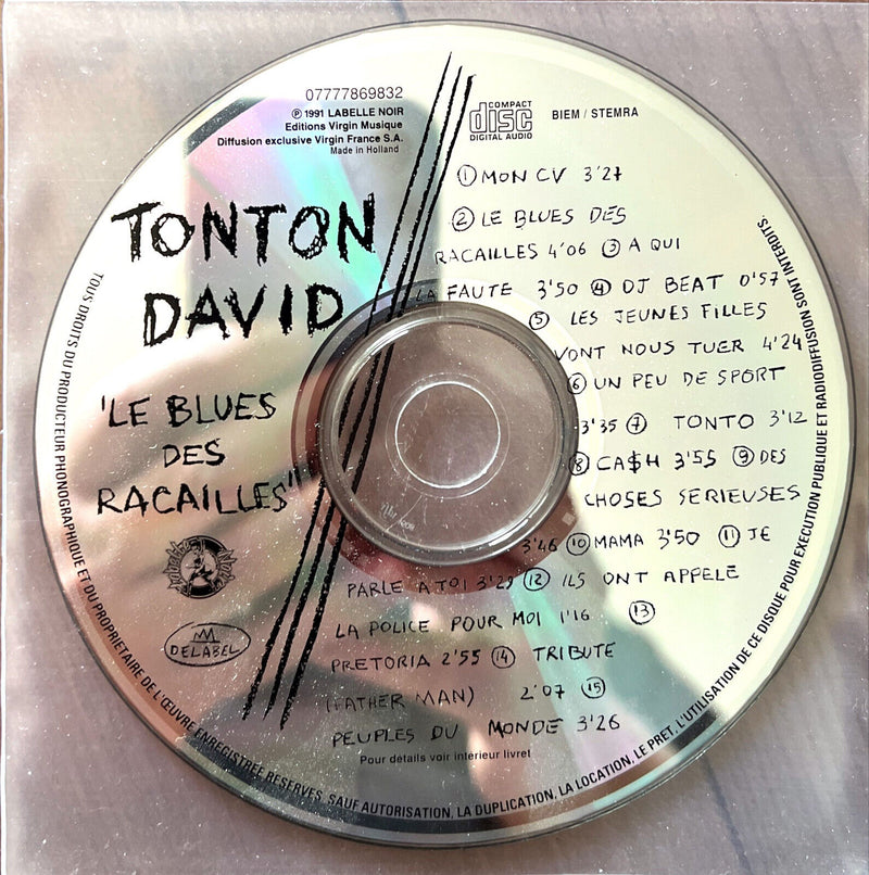 Tonton David CD Le Blues Des Racailles