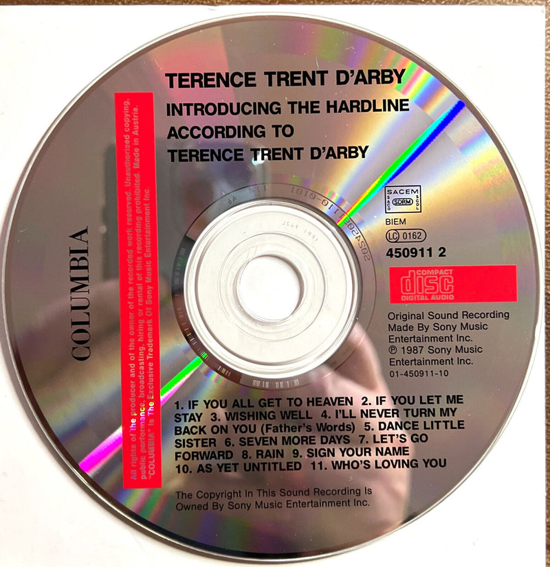 Terence Trent D'Arby CD Introducing The Hardline According To Terence Trent D'Ar