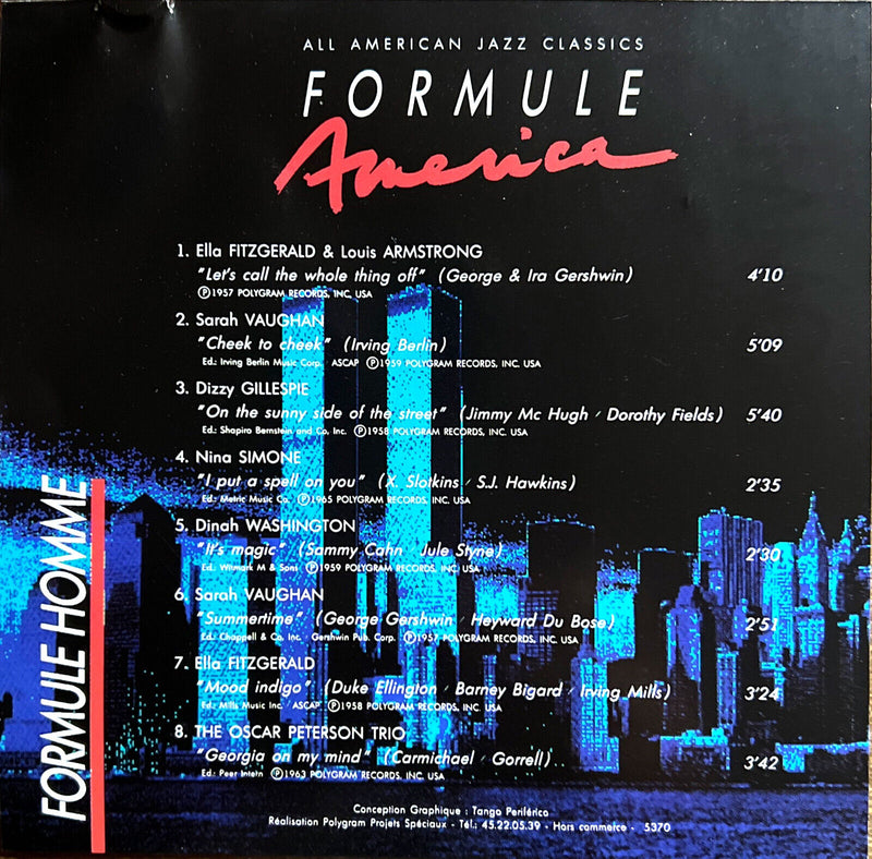 Formule America CD All American Jazz Classics