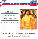 Allegri, Palestrina - Willcocks / Choir Of King's College, Cambridge CD Miserere