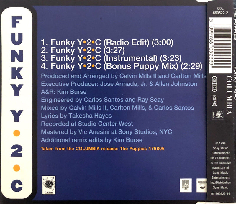 The Puppies ‎Maxi CD Funky Y-2-C - Europe (M/M)