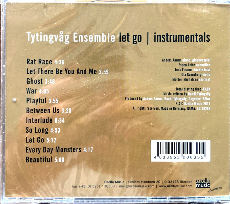 Tytingvåg Ensemble CD Let Go Instrumentals