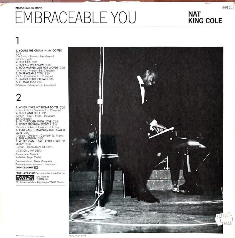 Nat King Cole LP Embraceable You