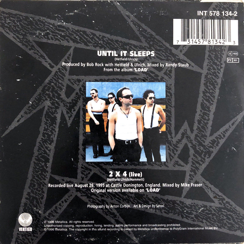 Metallica ‎CD Single Until It Sleeps - Germany (VG/VG)